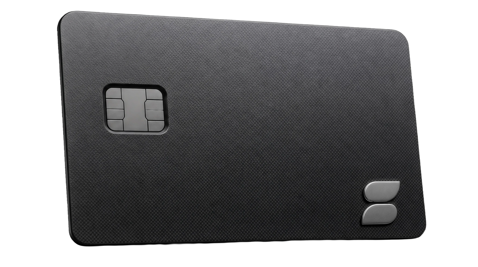 A matte black Subpool card rendered as a 3D product shot