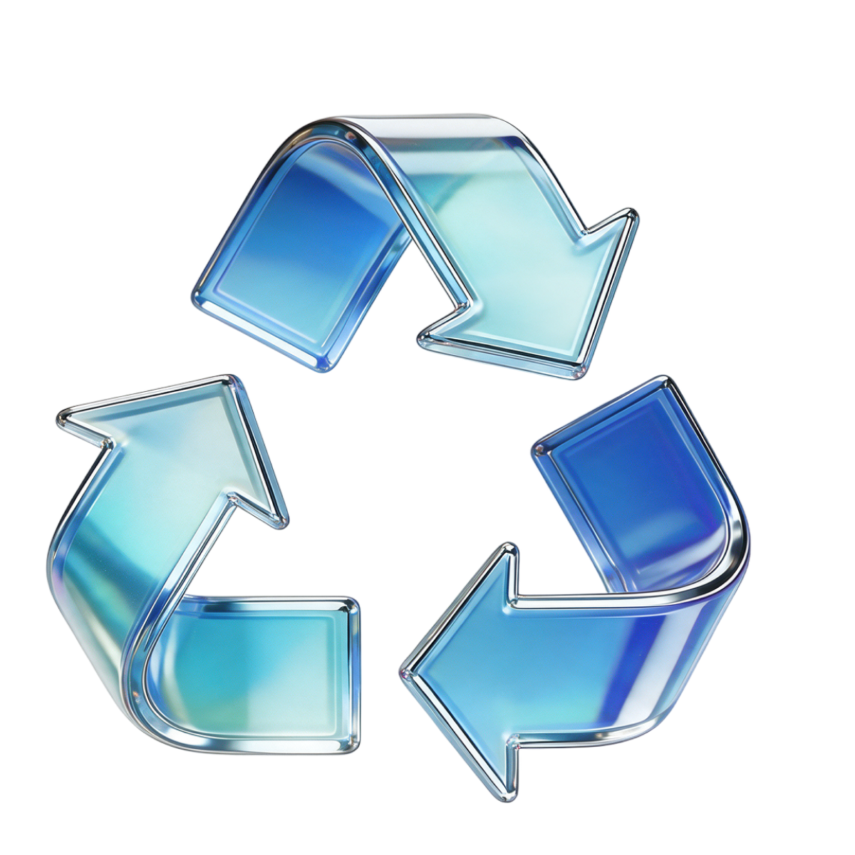 A product supply-chain label tag, rendered as a 3D product shot